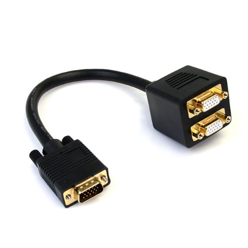 1 ft VGA to 2x VGA Video Splitter Cable 1 ft VGA to 2x VGA Video Splitter Cable